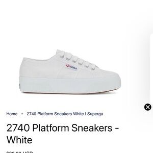 Superga 2740 platform sneakers